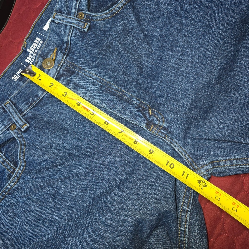 Urban Pipeline Regular Fit 38/30 Mens Jeans Stonewash Sits on Waist Straight - Picture 8 of 12